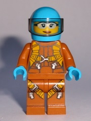 LEGO Minifigure-Arctic Plane / Quadcopter Pilot Female-Town / City / Arctic-cty924-Creative Brick Builders